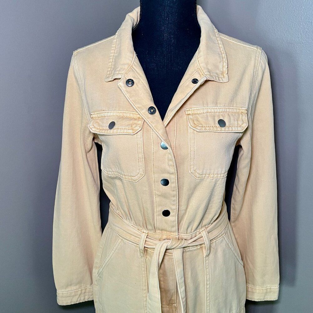 MISSGUIDED Denim Cotton Jumpsuit - Picture 5 of 8